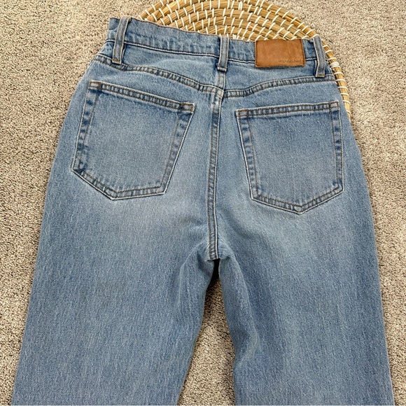 Unpublished Women’s Rae Olympic Straight Leg Jeans High Rise Medium Wash Blue 23 - Picture 7 of 15